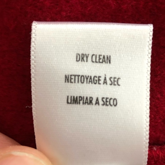 Casual Corner Wool Red Double Breasted Jacket - Picture 8 of 11